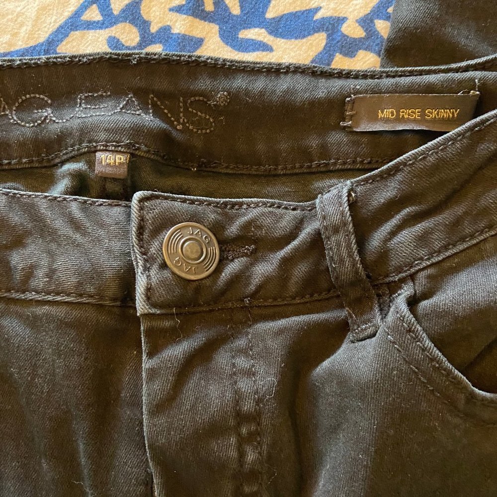 Jag Jeans Mid rise Skinny 14P Black